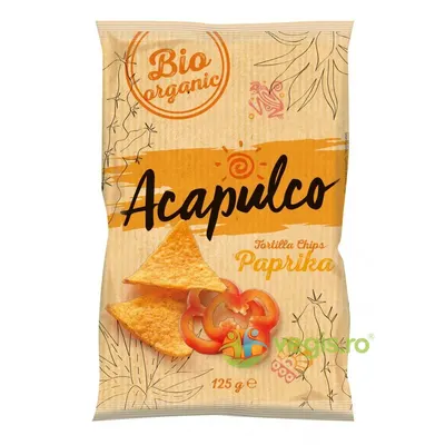 Tortilla Chips cu Boia Ecologice/Bio 125g