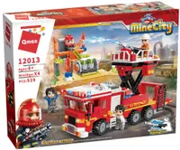 Set constructie Qman Mine City - Serviciul de Pompieri si Salvare