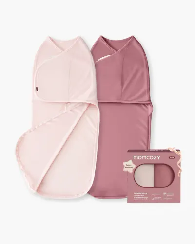Pachet de 2 saculeti Swaddle 0-3 luni Bloom Momcozy