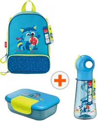 Set geantă termo, sticlă și cutie Maped Picnik - Raccoon