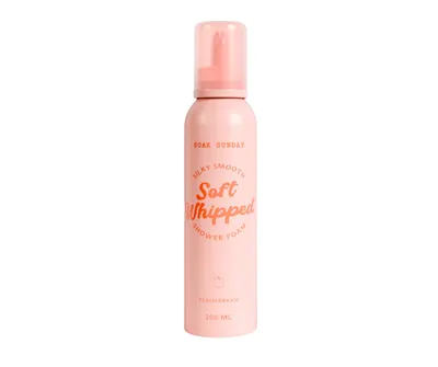 Spuma de dus cu aroma de piersica Soft Whipped, 200ml, Soak Sunday