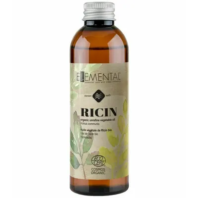 Ulei de ricin, bio, 100 ml, Ellemental