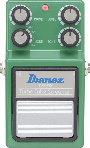 Pedală de efecte sonore Ibanez - TS9DX Turbo Tube Screamer, verde