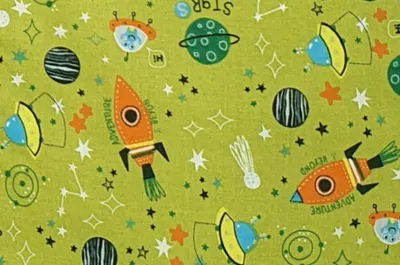 Sac de dormit copii 2.5 tog KidsDecor Cosmos Map din bumbac 95 cm