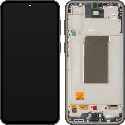 Display cu Touchscreen Samsung Galaxy A37 5G, cu Rama, Negru (Charkoal), Service Pack GH82-39232A