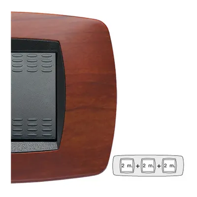 Placa ornament technopolimer, 2+2+2 module, cires