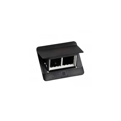 Doza pardoseala tip POP-UP - 4 module - matt negru