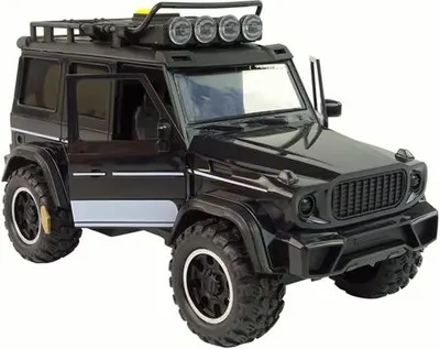 Jucărie pentru copii Lean Toys – Jeep off-road, cu sunete și lumini, 1:14, negru