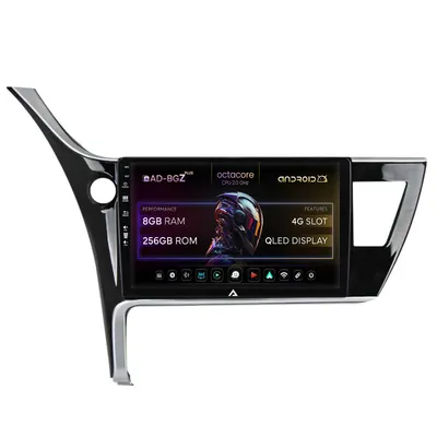 Navigatie Toyota Corolla Auris (2017-2020), Android, Z-Octacore 8GB RAM + 256GB ROM, 10.1 Inch - AD-BGZ10008+AD-BGRKIT079