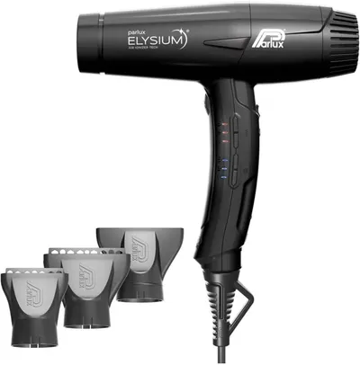 Parlux Uscător de păr ionizant cu control digital Elysium, 2300W, negru