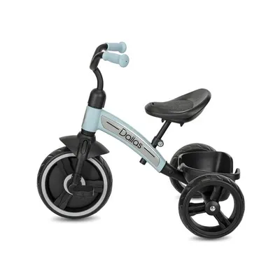 Tricicleta pentru copii Lorelli Dallas Blue 2-6 ani, sezut reglabil in inaltime, greutate admisa 25 kg