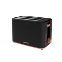 Prajitor de paine Daewoo DBT70B, 900 W, functie reincalzire, functie decongelare, carcasa Cool Touch, Negru