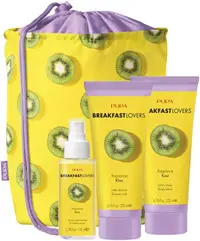 Pupa Breakfast Lovers Set Kiwi, cu penar, 3 piese