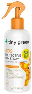 Spray de protectie solara pentru copii SPF 50+, 150 ml, Tiny Green