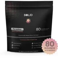 Pre-workout Mint Sours Berry Lemonade Solid, 80 tablete solubile