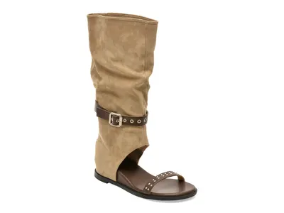 Sandale GRYXX bej, DMS5059, din material textil