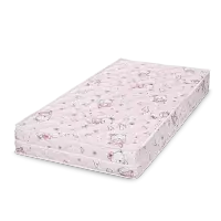 Saltea pentru patut Relax Pink Ballerina Bear din spuma elastica 140x70x12 cm