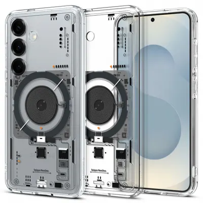 Husa MagSafe pentru Samsung Galaxy S25 S931, Spigen, Ultra Hybrid Neo One, Transparenta ACS09470