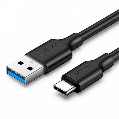Cablu Date si Incarcare USB-A - USB-C UGREEN US184, 18W, 1m, Negru