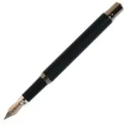 Stilou Cresco EXCLUSIVE S 830140, penita iridium, alimentare rezerve, corp metalic negru