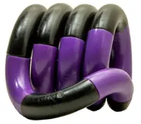 Jucarie antistres Poppit Fidget Tangle twist - Impletitura colorata, mova