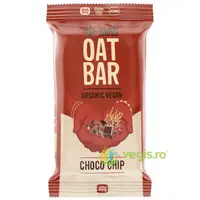 Baton Energizant din Ovaz si Chipsuri de Ciocolata fara Gluten Ecologic/Bio 35g