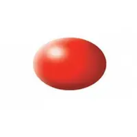 Aqua luminous red silk