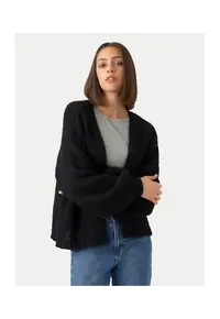 Cardigan dama negru - moale