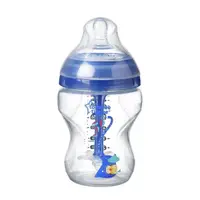 Biberon Advanced anticolici cu sistem de ventilatie Tommee Tippee 260 ml blue