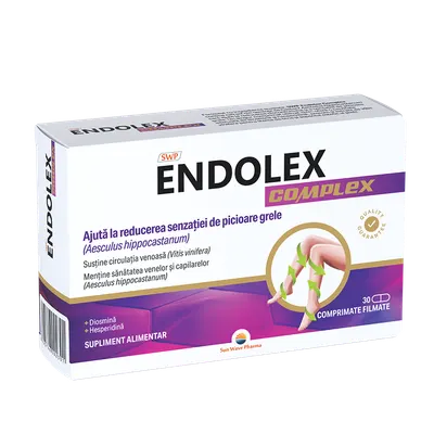 Endolex Complex, 30 comprimate filmate, Sun Wave Pharma