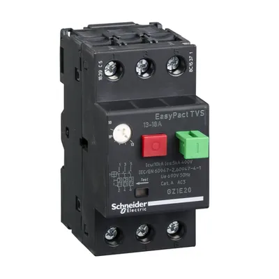 motor circuit breaker GZ1 - 3 poles 3d - 13..18A - thermomagnetic trip unit