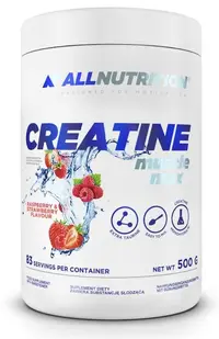 Creatine Muscle Max, căpșuni și zmeură, 500 g, AllNutrition