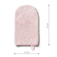 Manusa de baie din fibra de bambus Babyono roz