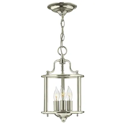 Lampa suspendata Gentry 3 Light Small Pendant – Polished Nickel