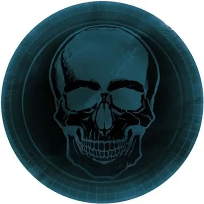 Farfurii schelet halloween 23 cm
