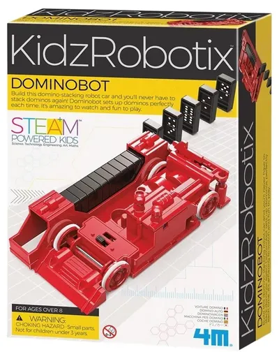 Jucărie de construcție 4M Kidz Labs - Dominobot
