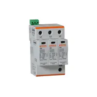 Surge Protection Device Type 1 and 2 With Plug-in Cartridge, Iec Impulse Current Iimp (10/350μs) 12.5ka Per Pole, 3p. Cu Contact Comanda de la Distanta