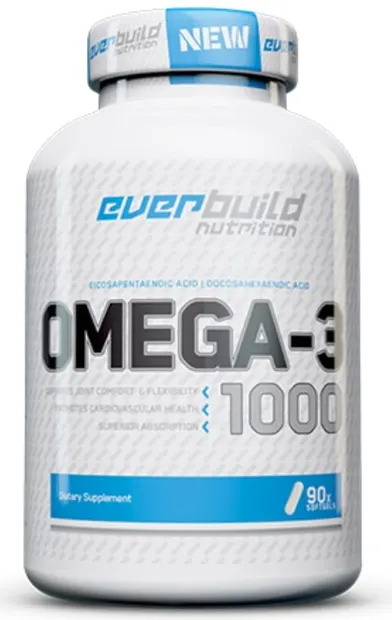 Pure Omega-3 1000, 1000 mg, 90 capsule, Everbuild