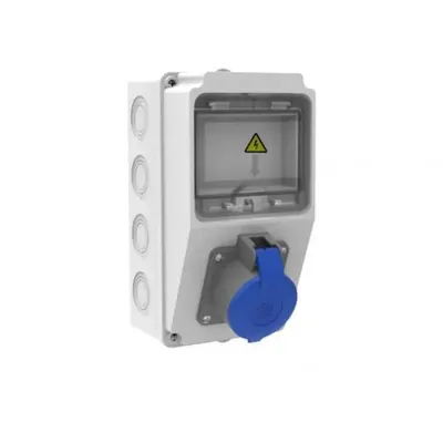 Cutie Distributie Bemis BH1-2103-0000, 1 Priza 1/16A, Halogen Free, IP44