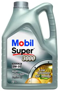Ulei motor MOBIL Super 3000 Formula RN 0W20 5L 5L