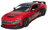Mașinuță metalică Kinsmart Livery Edition - 2024 Ford Mustang Dark Horse, 1:38, roșu
