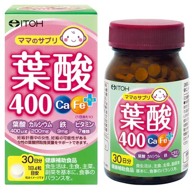 Acid folic + Calciu, Fier și Vitamine, 120 comprimate, Itoh Kanpo