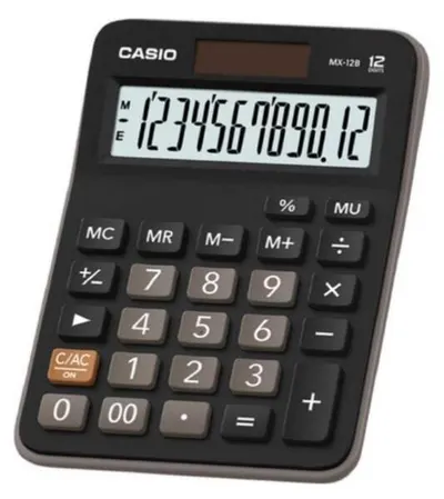 Calculator de birou Casio MX-12B 12 cifre, negru