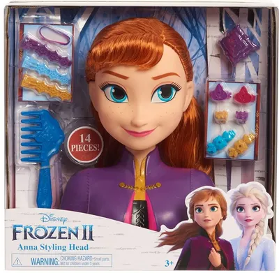 Papusa pentru copii Just Play Disney - Fa-i o coafura lui Anna