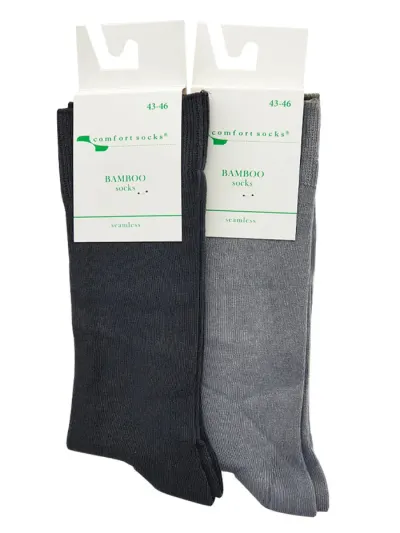 Comfort Sosete bambus pentru barbati 43-46 Diverse culori