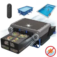 Robot iHunt BRO Robo Skimmer Solar pentru Piscine, Curatare Automata Linia Apei, Colectare Frunze si Resturi Plutitoare, Instalare Rapida, Incarcare Solara, Rezistent UV, Telecomanda