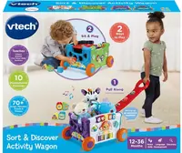 Jucărie interactivă Vtech - Cărucior de activități trăgător
