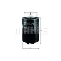 Filtru ulei MAHLE ORIGINAL OC 470