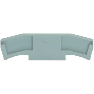 End and intermediate plate; 5 mm thick; gray