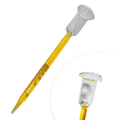 Vinometru De Precizie Determinare Alcool in Vin 0-25°, 12.7cm, Profesional